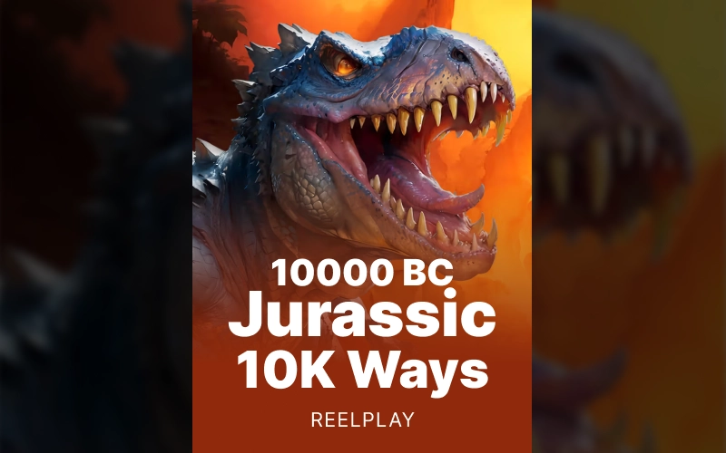 Enter a dinosaur-filled adventure in 10,000 BC Jurassic 10K Ways on 1win.