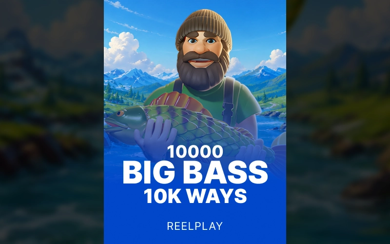 Cast your line in 10,000 Big Bass 10K Ways on 1win and reel in rewards.