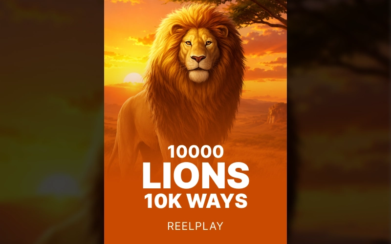 Roam the savannah in 10,000 Lions 10K Ways on 1win and pursue big rewards.