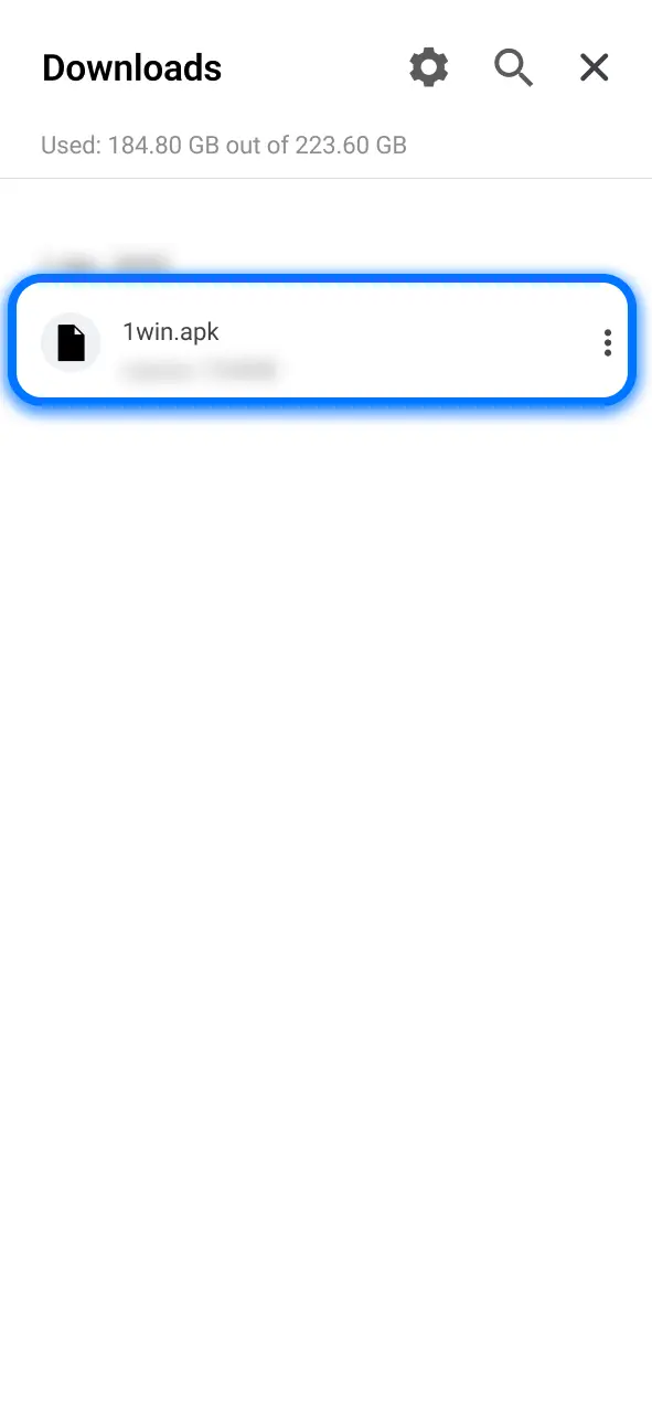 Open the 1win APK file and begin the quick installation process.