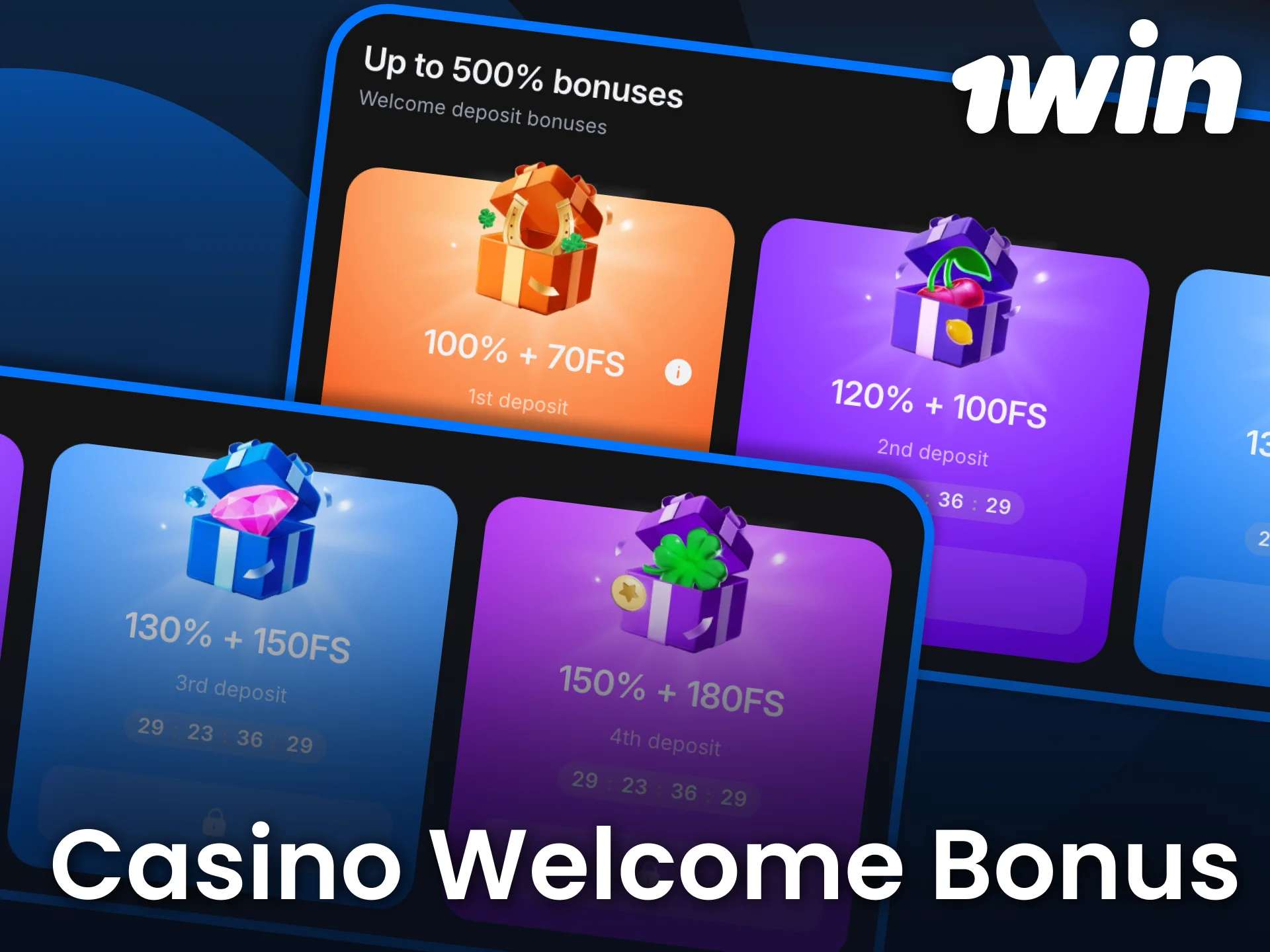 Start playing with the 1win casino bonus and maximize your deposit value.