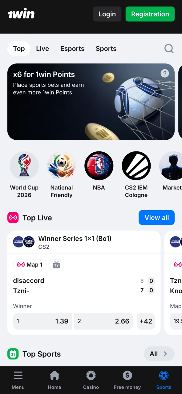 Bet on sports with 1win and enjoy competitive odds every day.