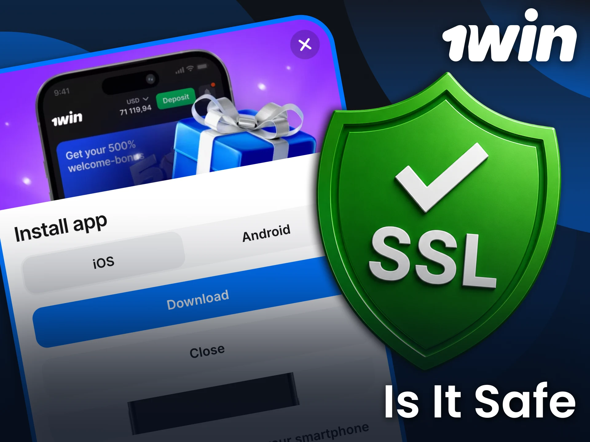 Download the 1win APK safely and enjoy secure access to all features.