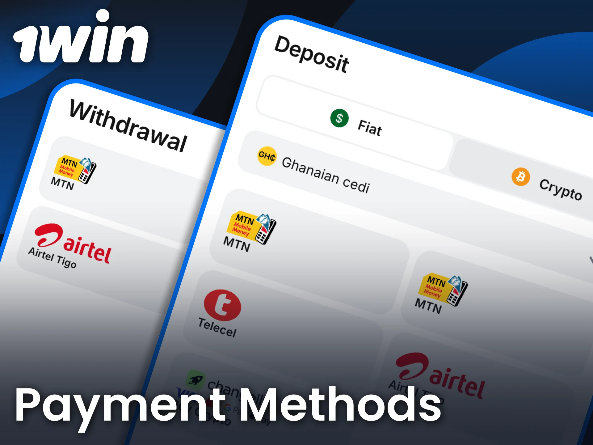 Deposit and withdraw with 1win using convenient local payment methods.