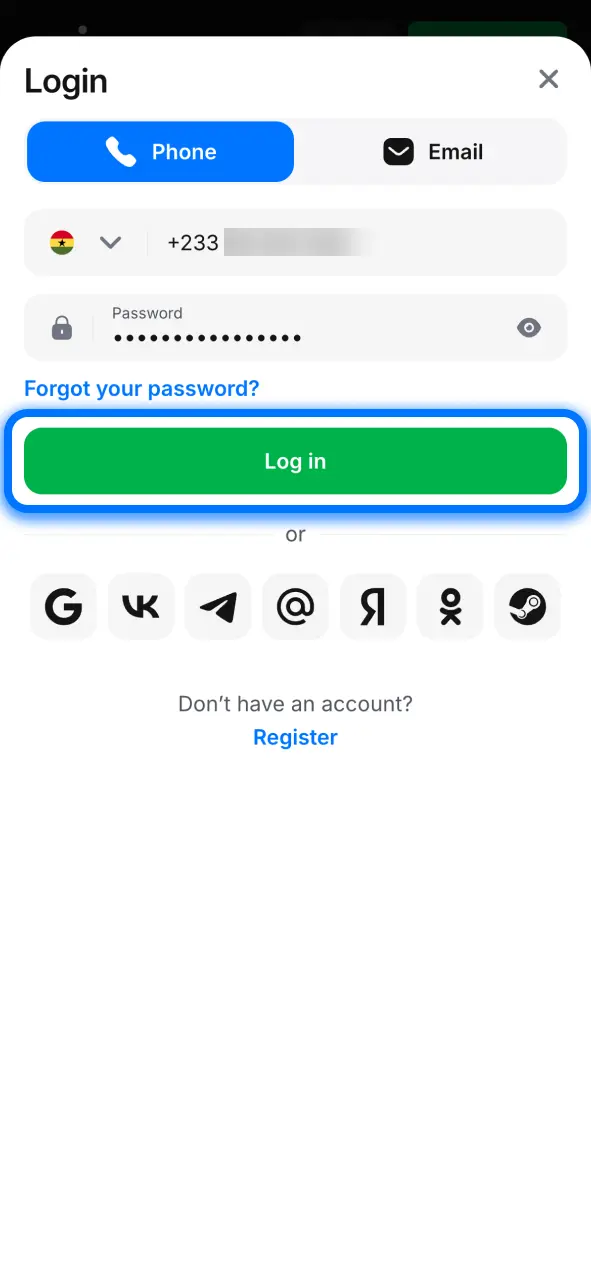 Log in to 1win and access sports betting features instantly.