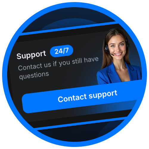 Contact 1win support anytime and get help whenever you need it.