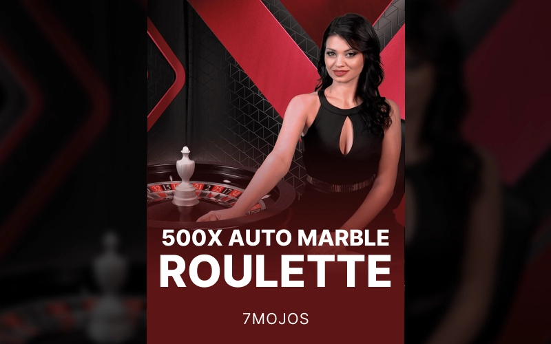Watch the action unfold in 500x Auto Marble Roulette on 1win.