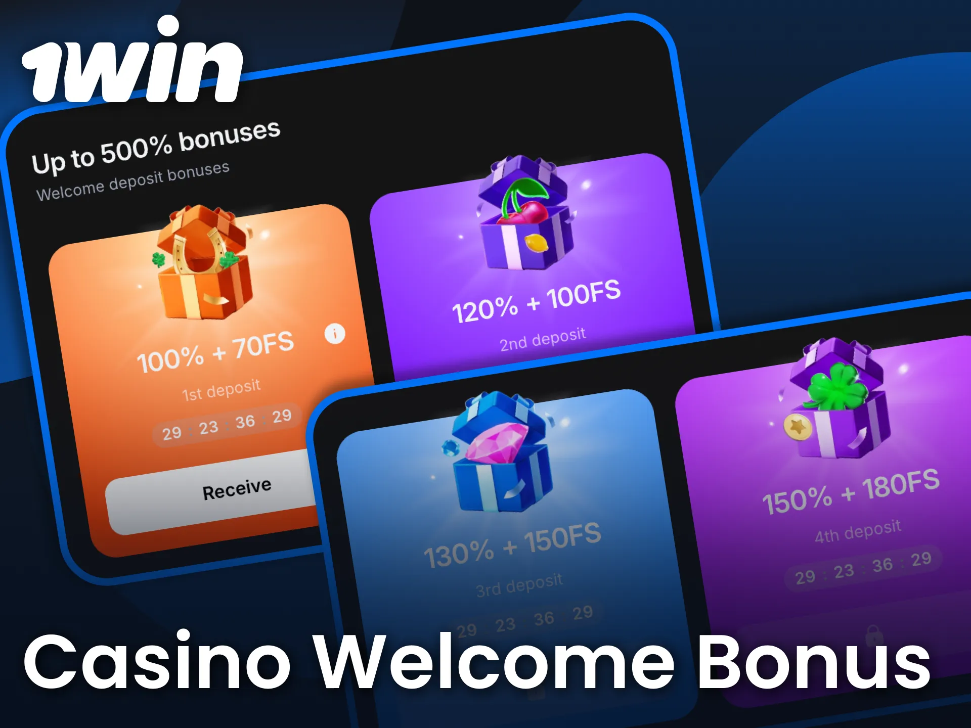 Unlock casino bonus funds on 1win and boost your starting balance.