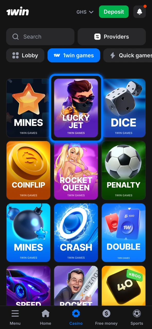 Play eligible games on 1win and progress toward bonus completion.