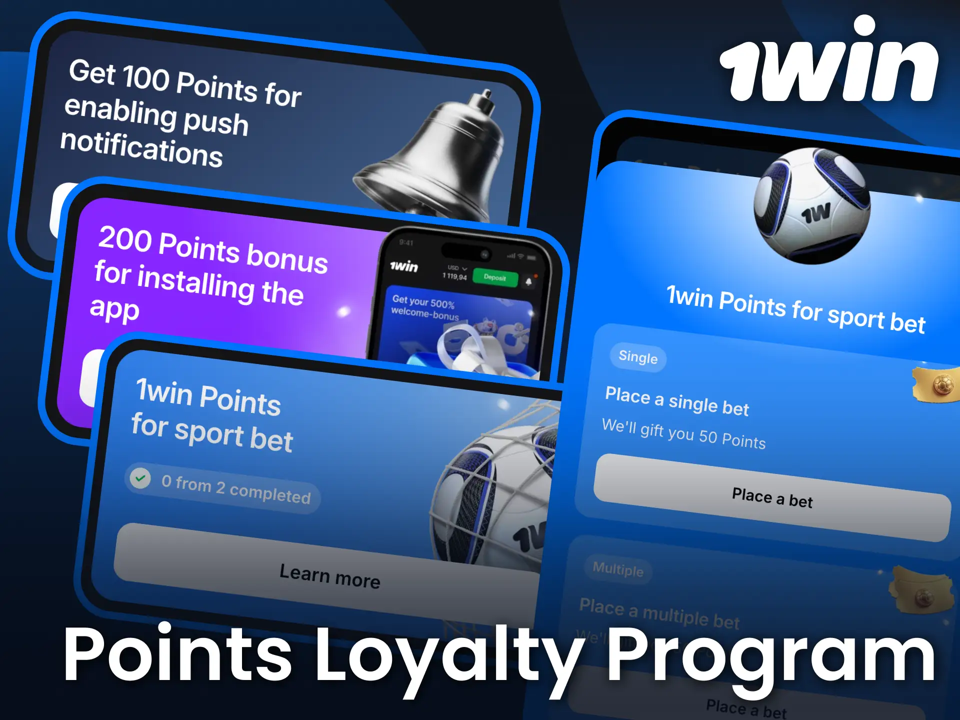 Collect 1win Points automatically and exchange them for real balance rewards.