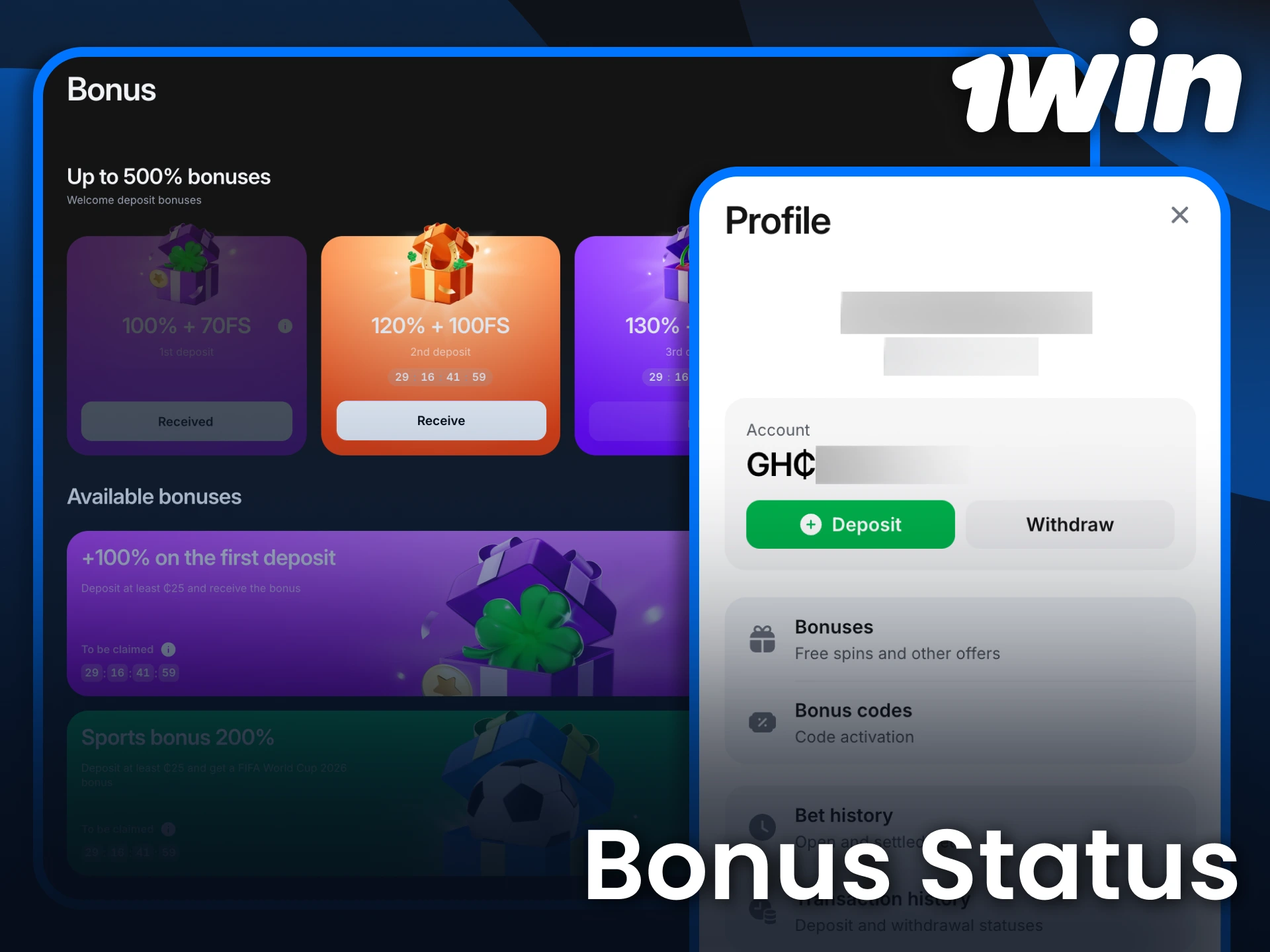 Manage bonus rewards efficiently with the 1win bonus tracking tools.