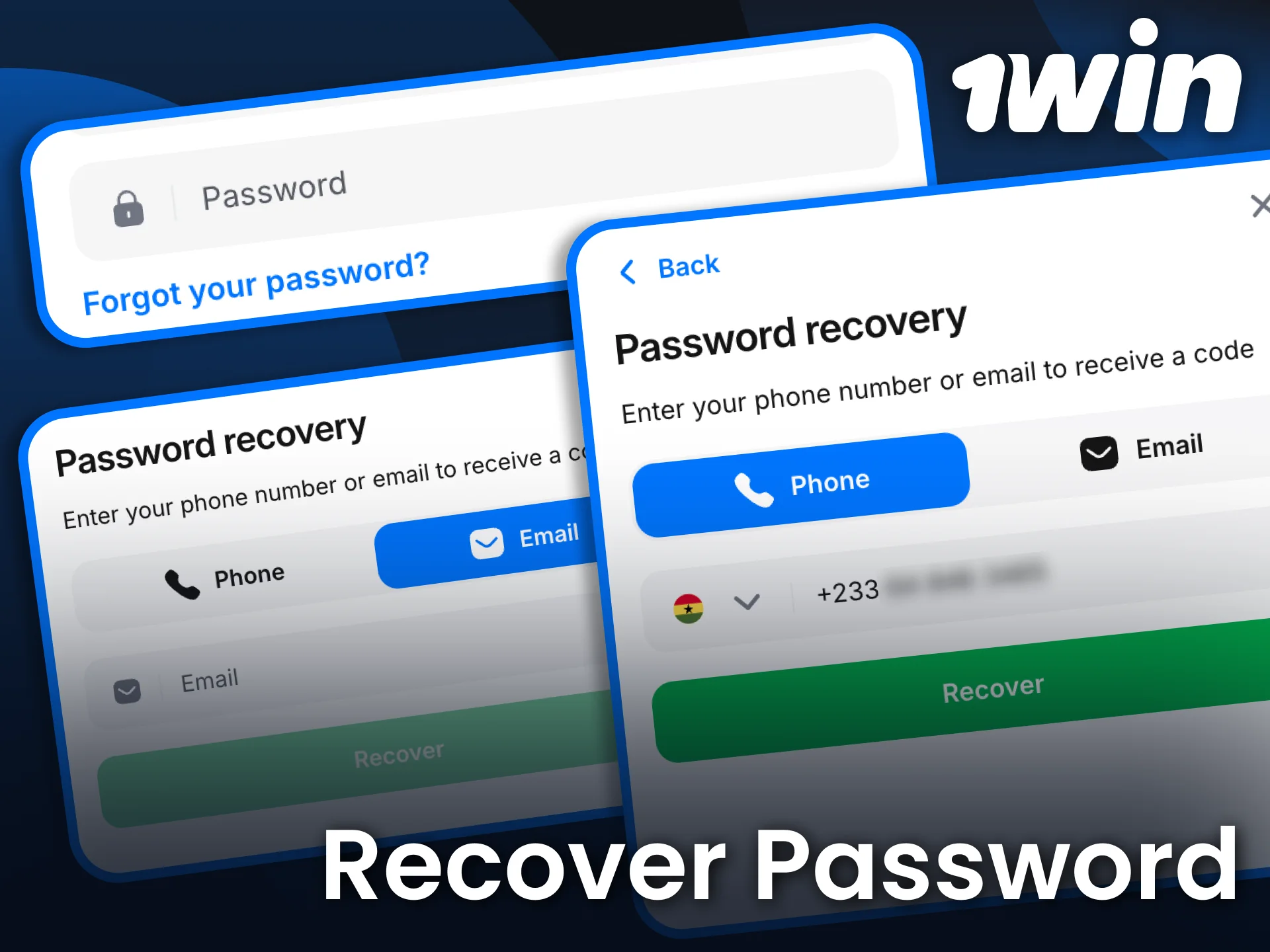 Reset your 1win password and regain account access within minutes.