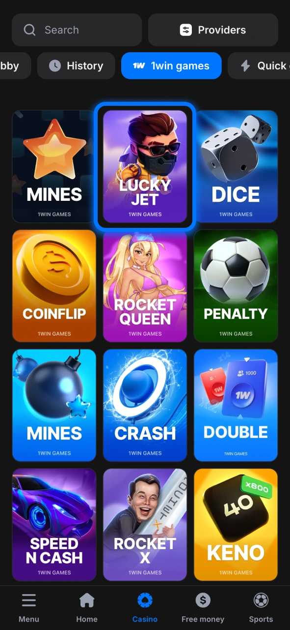 Launch Lucky Jet on 1win and enter the world of soaring multipliers.