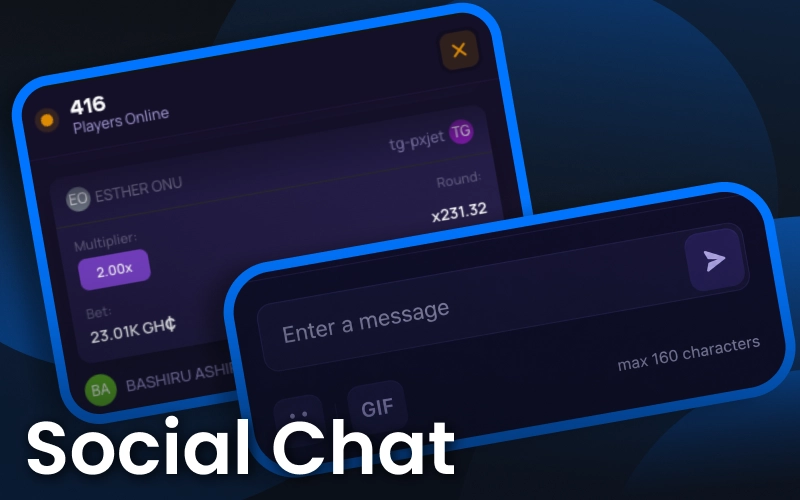 Use the Lucky Jet chat on 1win to follow player activity and stay engaged.