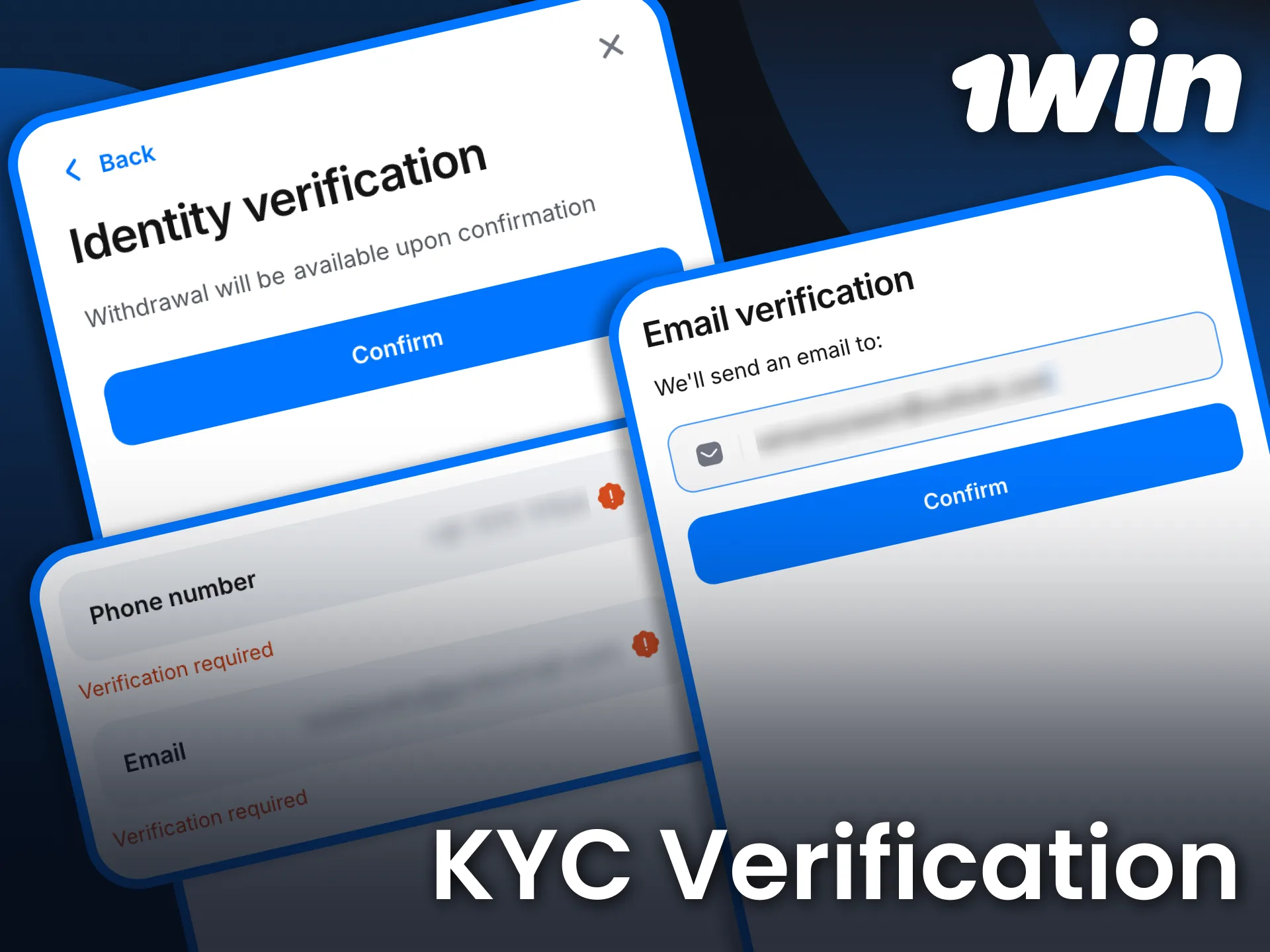 Complete identity verification on 1win and withdraw winnings with confidence.