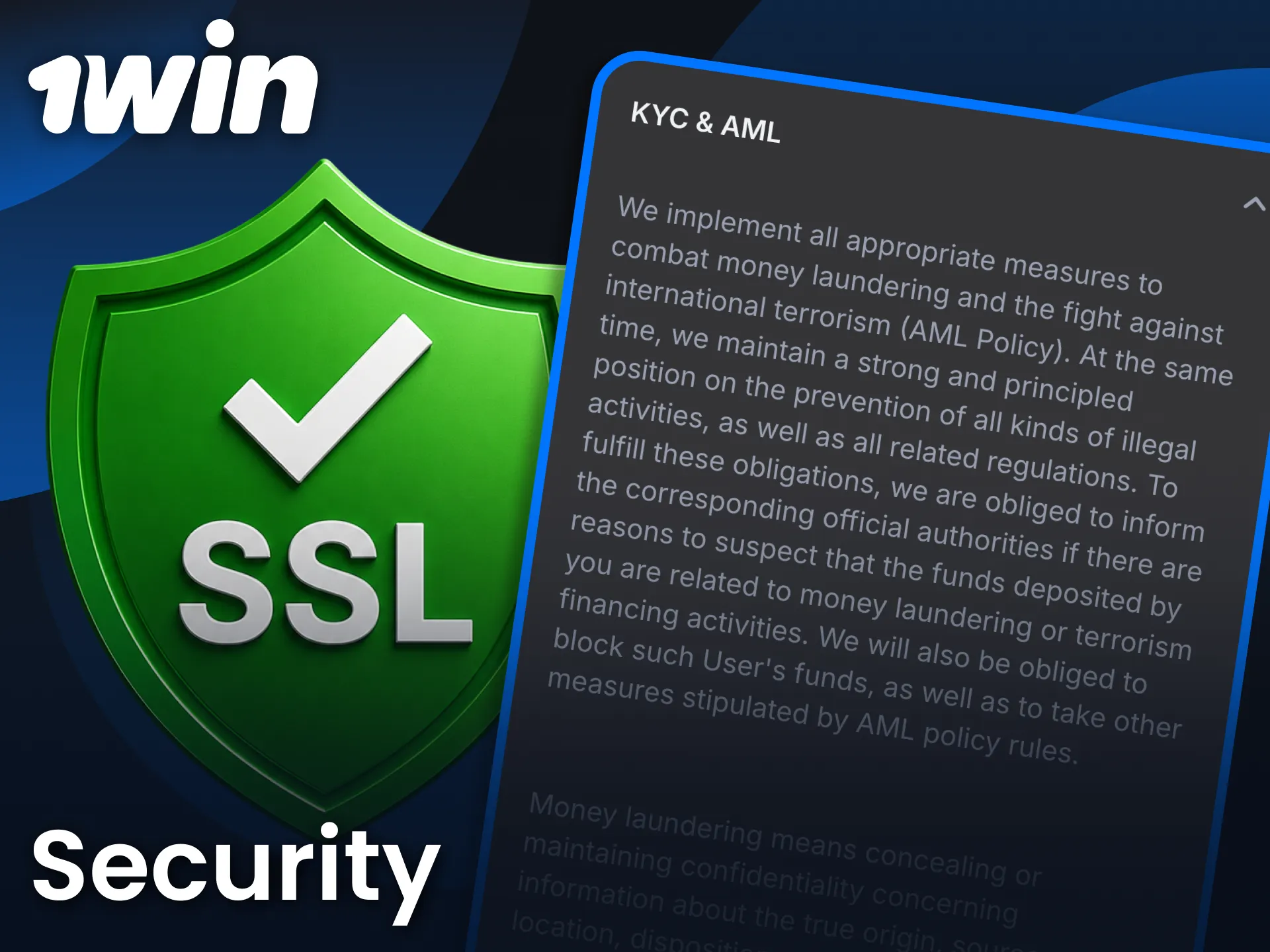 Enjoy confidence in every transaction with the payment security measures on 1win.