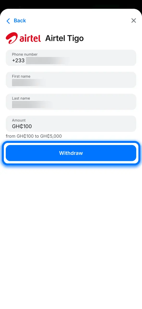 Confirm the cashout on 1win and enjoy fast access to your winnings.